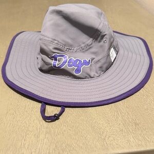 The Game Georgia Bulldogs Gray and Purple Wide Brim Adjustable Hat